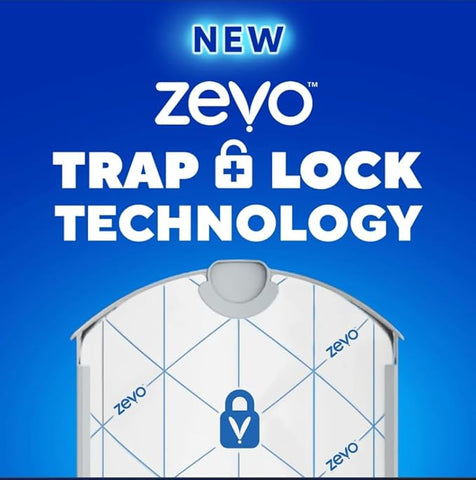 Zevo Plug-in Flying Insect Trap Refill Pack, 8 Authentic Cartridges for Indoor Spaces